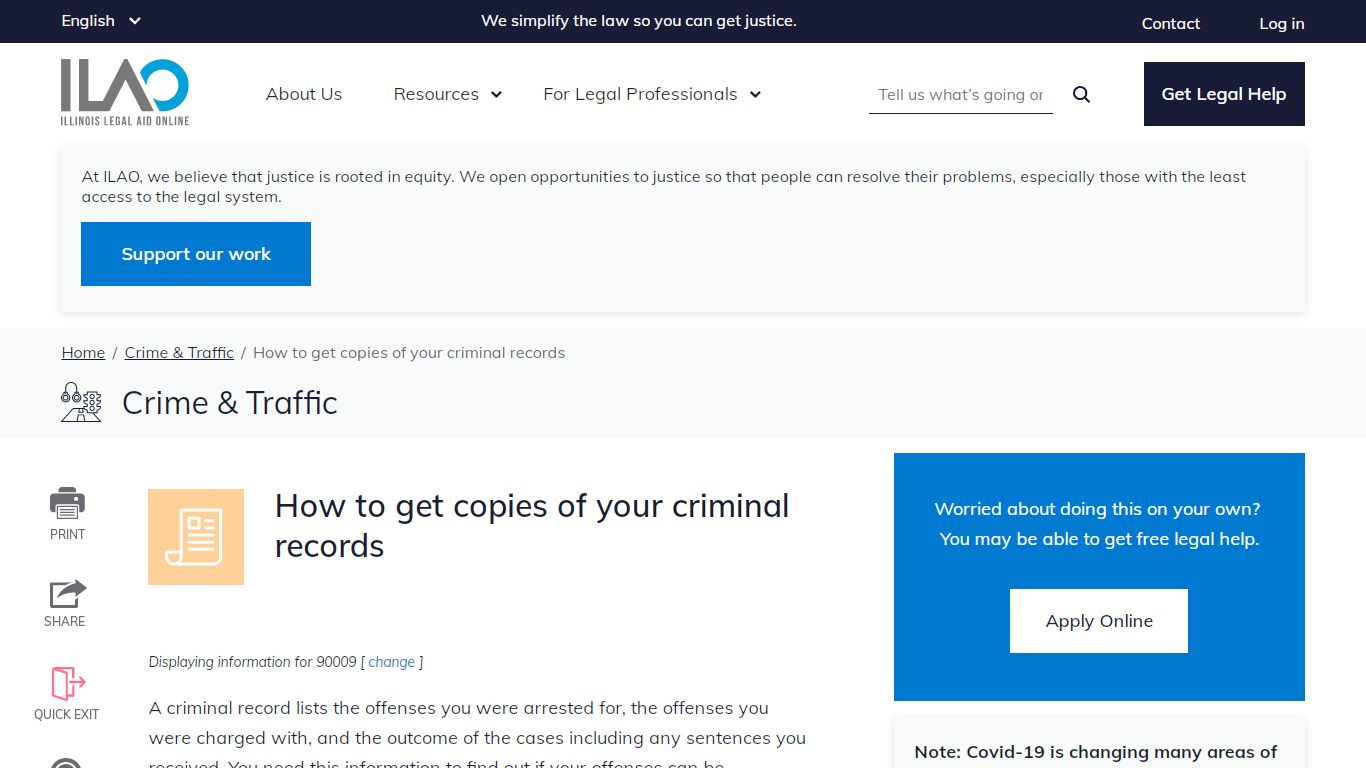 How to get copies of your criminal records - Illinois Legal Aid